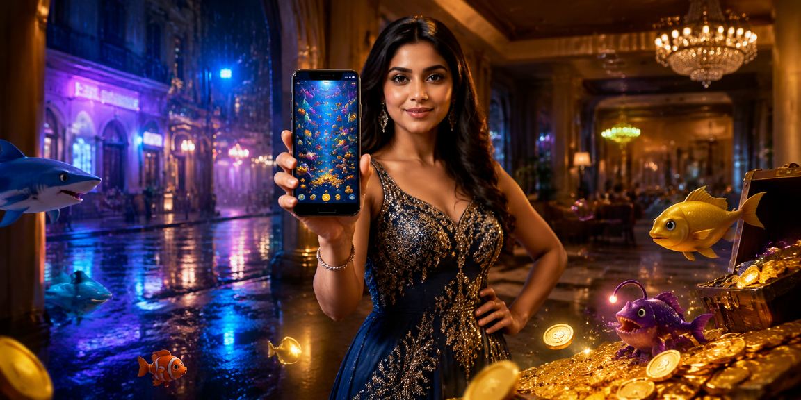 নিওন ফিশিং গেম খেলা
